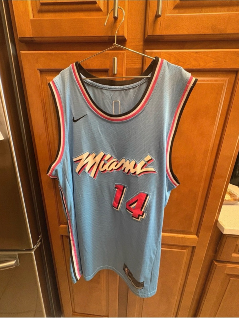 Tyler Herro Miami Heat #14 Nike Vice Jersey Blue Size 54 (XL) STITCHED